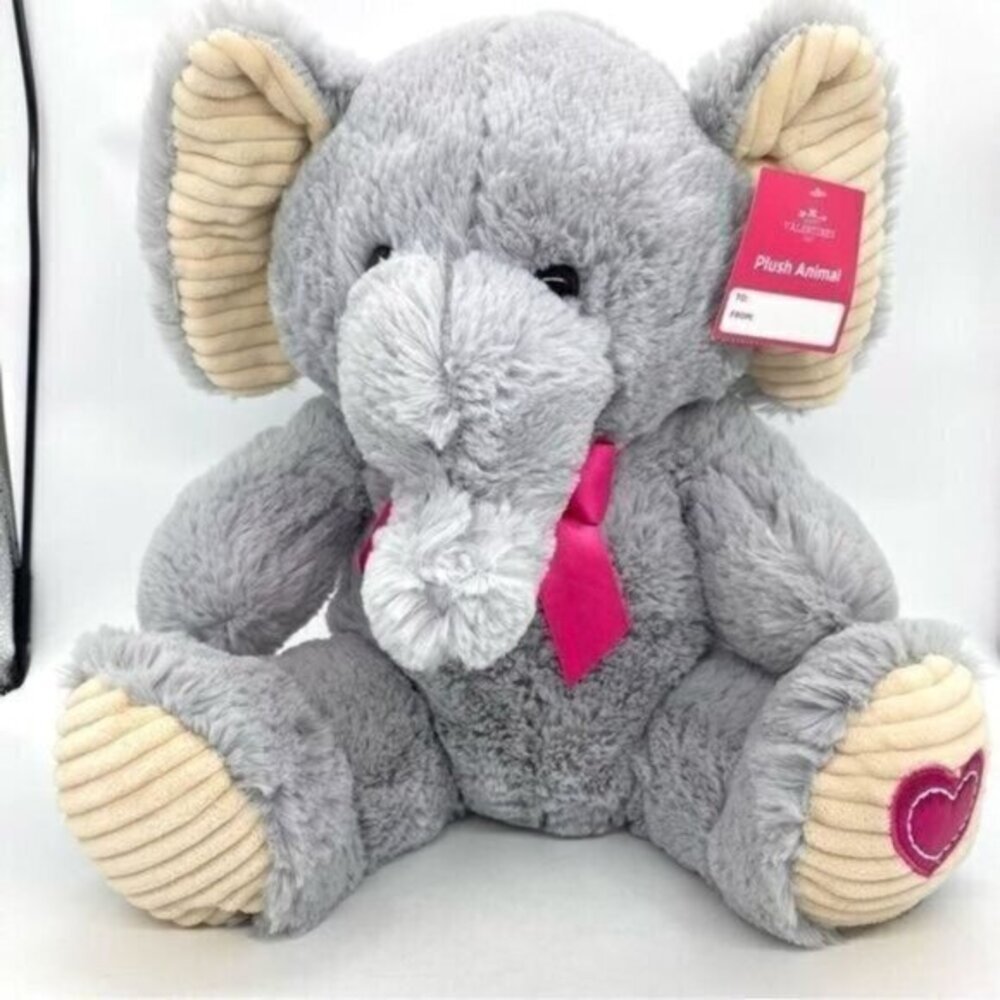 Elephant Stuffed Animal Plush Valentine's Day New